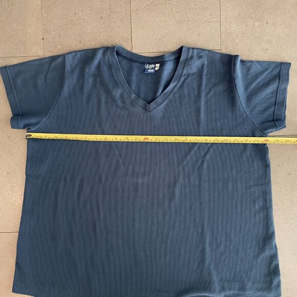 3 Maternity T-shirts Grey, Black/Teal-Size Large/XL - Picture 7 of 16